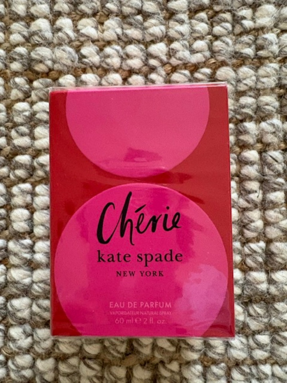 kate spade pink and magenta boxed perfume packaging